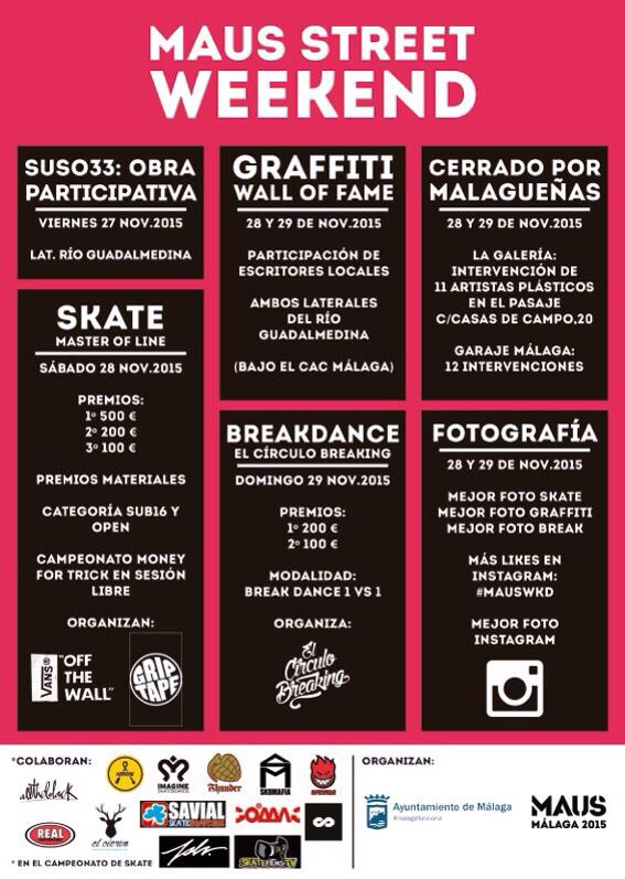 MAUS STREET WEEKEND&nbsp;29/12/15