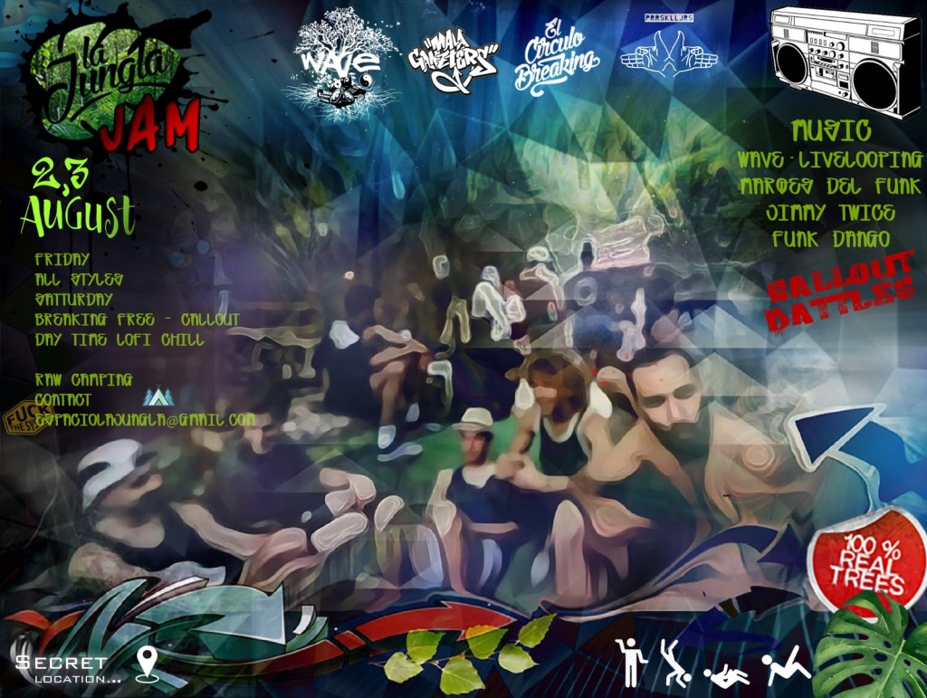 LA JUNGLA JAM 2&3 AGOSTO 2019 Ubicación&nbsp;Secreta