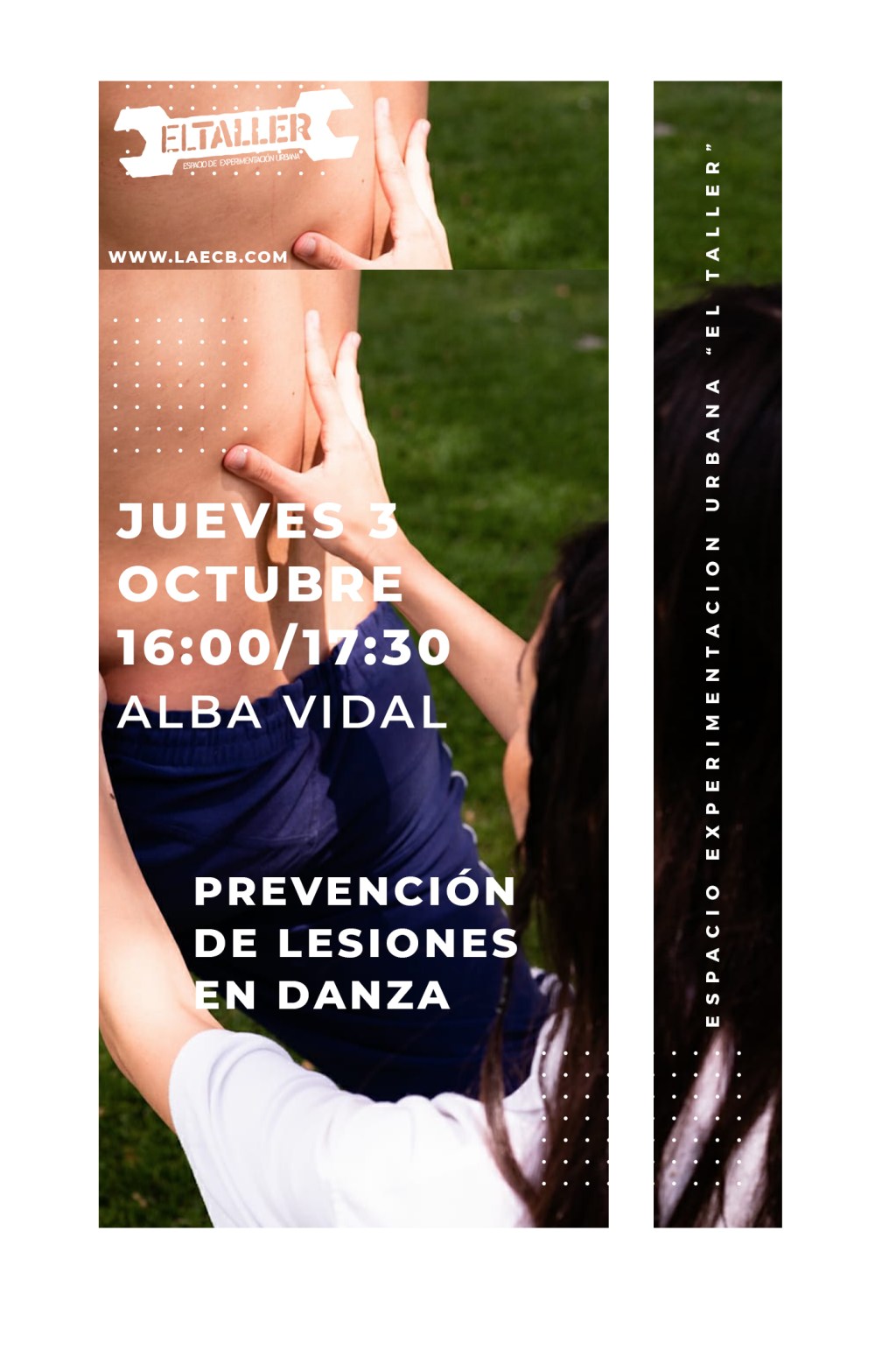 Prevención de lesiones en danza por Alba Vidal Jueves 3 de&nbsp;Octubre.