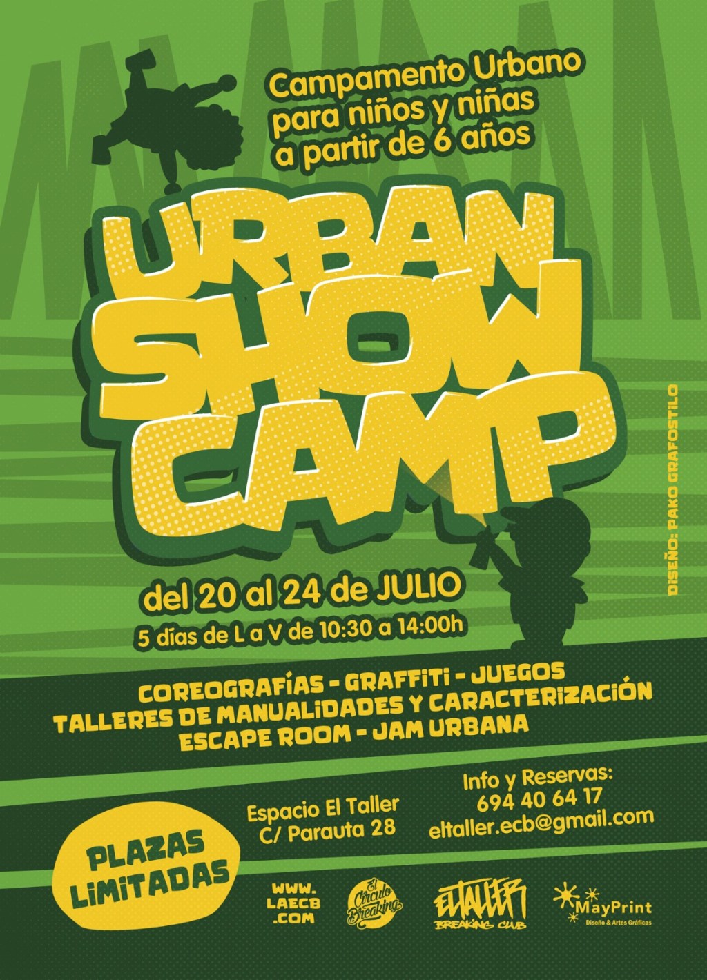 URBAN SHOW CAMP 2020. 20 al 24 de&nbsp;Julio.