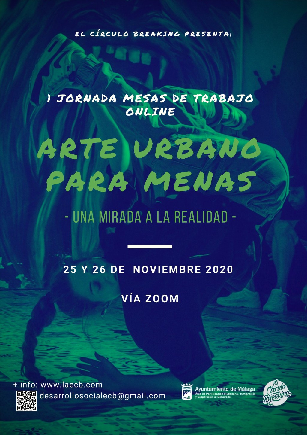 1º Jornadas de Mesas de Trabajo On-line «Una Mirada a la Realidad». Arte Urbano para MENAS 25 & 26 de&nbsp;Noviembre.