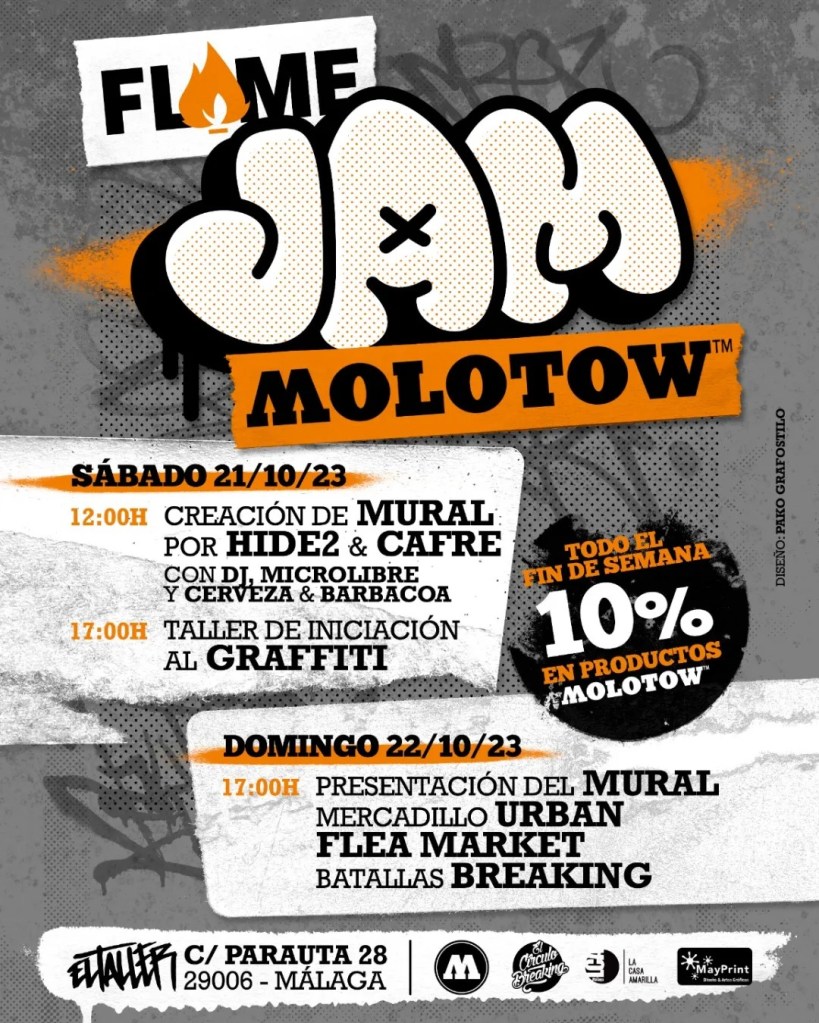 Flame jam x Molotow.